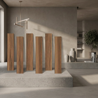 Carreaux de sol et de mur en porcelaine imitation métal mat multicolores 200x1200mm, pour extérieur, salle de bain, adhésifs