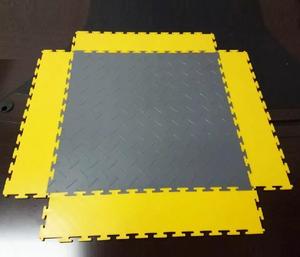 Tapis de sol de garage en PVC antidérapant à emboîtement, revêtement de sol en vinyle plastique antidérapant pour atelier de detailing automobile, design graphique disponible - Product Image 6