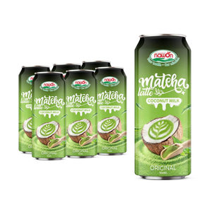 Leche de Coco Matcha Instantánea NAWON de 500 ml, Bebida Lista para Beber, 24 Meses de Duración, Precio al por Mayor OEM ODM, Fabricante de Bebidas - Product Image 1