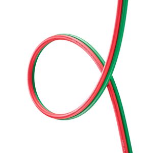 Tubi per saldatura ossigeno-acetilene 1/4 pollici x 100 piedi con raccordo B F 9/16"-18, 300 PSI, doppio tubo di grado T - Product Image 6