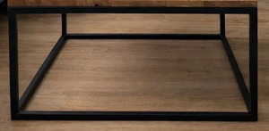 Minimalist Wooden and Metal Combination <b>Console</b> <b>Table</b> Craftsmanship Metal Character Stands Corridor Display Quality - Product Image 4