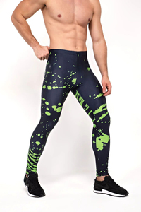 Men's Solid <b>Pattern</b> Compression Gym <b>Leggings</b> Wholesale Fitness Bodybuilding Sports Yoga <b>Leggings</b> for Men with cheap quality - Product Image 4