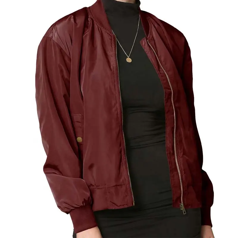 卸売女性カスタマイズボンバージャケット女性カスタムボンバーキルティングジャケットアンティークデザインジャケット2024