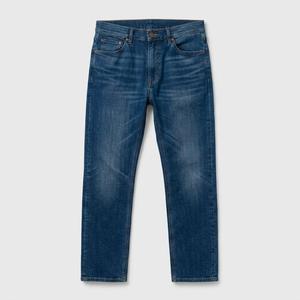 Jeans de mezclilla de pierna recta para hombre al por mayor, mezclilla de algodón de lavado oscuro para compradores minoristas, suministro directo de fábrica - Product Image 4