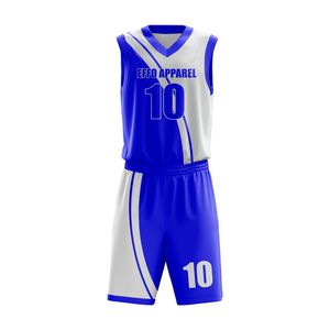 Uniformes de Baloncesto Personalizados para Hombre, Diseño Sublimado de Alta Calidad OEM, Cuello en V, Sin Mangas, Talla Personalizada, 100% Transpirables para Verano - Product Image 3