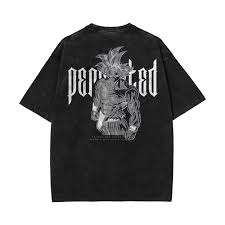 เสื้อยืดดีไซน์เนอร์ทรงโอเวอร์ไซส์ ลวดลายกราฟิก DTG ประดับเพชร งานวินเทจ สีดำ สไตล์สตรีทแวร์ ยูนิเซ็กส์ - Product Image 5