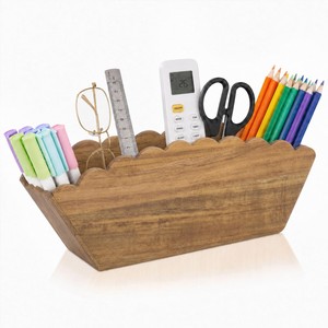 Soporte para Lápices de Bambú Hecho a Mano, Organizador de Escritorio, Venta al por Mayor en India - Product Image 2