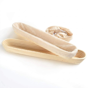 Long Oval Rattan <b>Bread</b> Proofing <b>Baskets</b> for Artisan Sourdough Baking Handmade Rattan Proofing <b>Basket</b> Factory Direct - Product Image 2