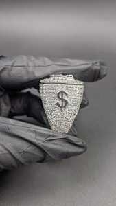 Anillo de Plata 925 con Inicial G, Anillo Hip Hop con Diamantes Moissanite, Anillo Unisex de Lujo para Hombre y Mujer, Joyería Brillante, Regalo - Product Image 3