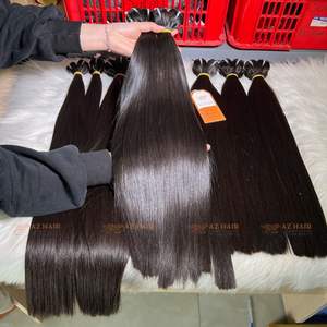 Extensiones de cabello humano vietnamita de longitud larga recta de hueso sedoso cabello virgen crudo de alta calidad para mujeres - Product Image 3