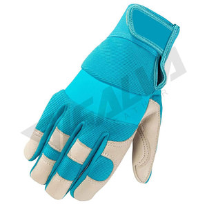 Guantes de Trabajo de Cuero para Hombre y Mujer, Guantes de Seguridad para Jardinería, Construcción, de Piel de Vaca, Económicos - Product Image 2
