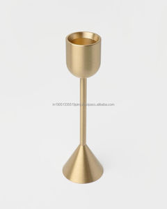 Ensemble de 3 chandeliers de Noël en or, luxe, faits à la main, en laiton personnalisé avec gravure, décoration d'intérieur - Product Image 3