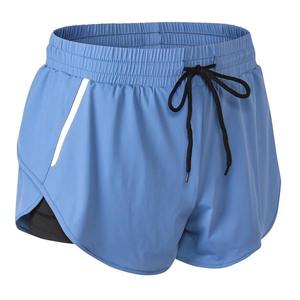 Shorts pour femmes grande taille de haute qualité, décontractés, écologiques, respirants, taille élastique, couleur unie, tissu polaire brodé - Product Image 6