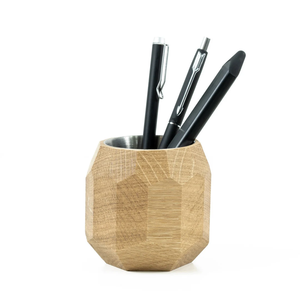 Caja de madera de mango hecha a mano para bolígrafos y lápices, ideal para regalos del Día del Maestro, decoración de escritorio escolar y productos de almacenamiento de papelería. - Product Image 3