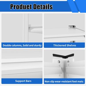 Supporto per Acquario in Metallo da 20-30 Galloni, 34" L x 18" P x 31" H, Regolabile e Resistente per Terrari - Product Image 5