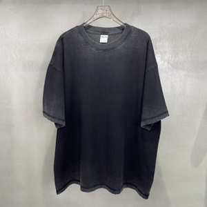 Camisetas de Manga Corta para Hombre, Tejidas, Lavadas con Ácido, Personalizadas, Holgadas, Transpirables, de Secado Rápido, Estilo Urbano para Verano - Product Image 5