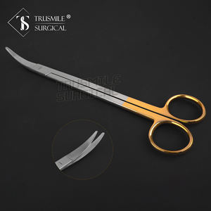 กรรไกรผ่าตัด Mayo เคลือบทองจากเยอรมันใช้ตรงสำหรับศัลยกรรมพลาสติกและสัตวแพทย์ - Product Image 2