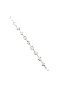 Pulsera de Amatista Verde en Plata de Ley 92.5 KLSB-20337 - Product Image 2