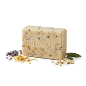 Nature Herbal Moisturizing Solid Bar Shower <b>Soap</b> Regular Size 3-Year Shelf Life for Smooth Skin and All Skin Types - Product Image 1
