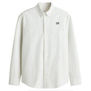 Chemise Oxford classique pour homme, coupe classique, coton, manches longues, boutonnée, style décontracté, pour le bureau, confortable et élégante. - Product Image 1