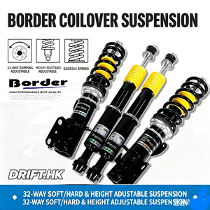 Suspensión Coilover de Alto Rendimiento Border para Lancer Evolution 9, Todas las Series <span class=keywords><strong>EVO</strong></span> VII, VIII, IX, X - Reequipamiento/Actualización, 1 Año de Garantía - Product Image 3