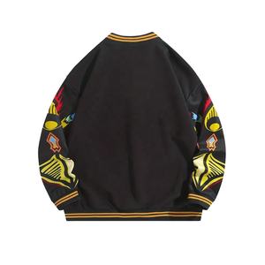 Haute qualité personnalisé hommes 100% laine écologique coupe-vent antibactérien respirant hiver varsity veste grande taille brodé - Product Image 2