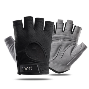 Guantes de Gimnasio de Medio Dedo Antideslizantes para Levantamiento de Pesas, Guantes de Entrenamiento Transpirables para Hombres y Mujeres OEM - Product Image 4