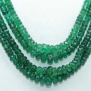 สร้อยคอประดับด้วยลูกปัดหินแซมเบีย 4 เส้น ขนาด 2.5-5.5 มม. ยาว 17-20 นิ้ว - Product Image 1