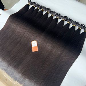 Extensiones de Cabello Humano Virgen Vietnamita 100% Natural, Grado 12A, Liso Extremo, Cabello Crudo Sin Procesar de Alta Calidad - Product Image 4