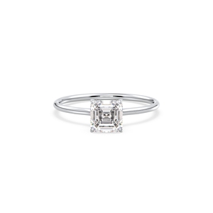 Bague solitaire REYES Elegance en argent sterling 925 avec moissanite certifiée GRA pour femme, style classique, cadeau d'anniversaire, bijoux raffinés - Product Image 2