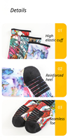 Chaussettes de compression pour mollets 20-30 mmHg, chaussettes de soutien athlétiques pour la course à pied, la remise en forme, la circulation, le soutien des jambes, pour femmes et hommes, design personnalisé