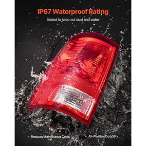 Gruppo Luci Posteriori Alogene per Dodge Ram 1500 2500 3500 2009-2018, Compatibile con Dodge Ram 1500 2019-2020 Versione Sinistra - Product Image 5