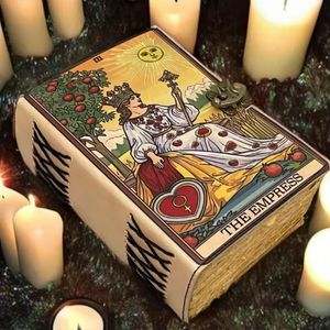 Grimoire personnalisée en cuir animal Empress de 400 pages, fait main, véritable livre de sorts, journal classique des Ombres, sorcellerie - Product Image 3