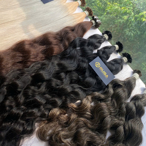 Extensiones de Cabello Humano Vietnamita Super Double Drawn, Ondulado Natural, Color Castaño Oscuro, Aptas para Decoloración - Product Image 6
