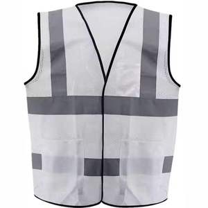 Gilet de sécurité réfléchissant haute visibilité moderne, respirant, en polyester, vêtements de travail avec options de personnalisation, unisexe, prix bas - Product Image 2