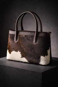 Sac fourre-tout en cuir véritable fait main, couleur unie, pour femmes, personnalisable, vintage, mode féminine, cadeau de Noël LTB-0402 - Product Image 5