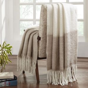 Manta Tejida de Lujo Hecha a Mano, Ecológica, de Acrílico y Poliéster, Ideal para Descansar y Relajarse, en Oferta - Product Image 4