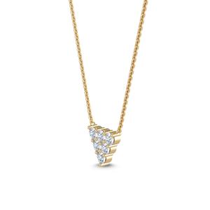 Colgante de Diamante Cultivado en Laboratorio en Oro Amarillo de 18K Refinado, 0.34 CTW, Corte Redondo, Joyería Fina para Mujer, para Bodas y Celebraciones - Product Image 4