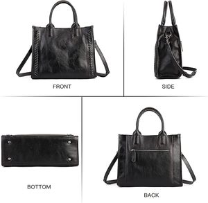 Sac à bandoulière élégant et tendance pour femme, sac à main en cuir de vachette véritable, fabrication artisanale, vente en gros, OEM personnalisé, sac fourre-tout pour femme - Product Image 2