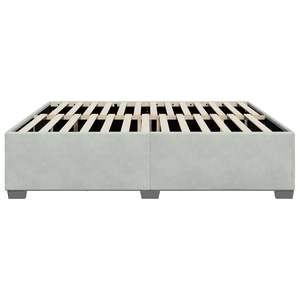 โครงเตียงหุ้มเบาะสีเทาอ่อน - Product Image 5