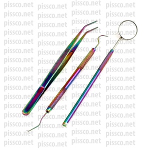 Fournisseur en gros Pissco pour kit d'outils d'examen dentaire Ensemble d'instruments détartreurs en acier inoxydable Acier inoxydable allemand - Product Image 6