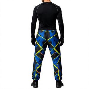 Pantalones de Paintball para Hombre, Sublimados, Acolchados, para Deportes al Aire Libre, Diseño Azul, Negro y Amarillo, de Secado Rápido, Transpirables y Personalizables - Product Image 4