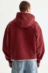 Winter Warm Hoodie Men <b>Thick</b> <b>Fleece</b> Pullover Casual Streetwear Oversized Plain Hoodie Bulk Supply - Product Image 2