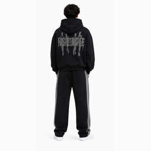 Conjunto Deportivo Casual para Hombre, Invernal, Cortavientos, Transpirable, Corte Regular, Ligero, 100% Algodón Orgánico, Ecológico - Product Image 2