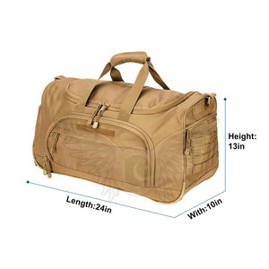 Compact Nylon Sports Gym Bag for Short Trips and Daily Workouts with Multiple Compartments High Quality - Product Image 3