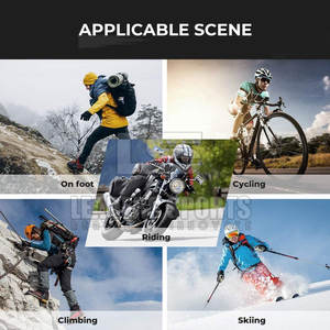 Gants de moto en cuir imperméables et respirants, compatibles écran tactile, pour sports de plein air et entraînement - Product Image 6