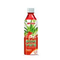 Private Label Aloë Vera Drink 500Ml Petfles Van Vers Aloë Vera Blad Met 30% Vruchtensap Vietnam Gezonde Drank Merk