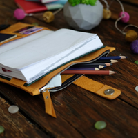 Funda de Cuero para Diario, Personalizada, para Bloc de Notas A5 A4 B5, Funda para Agenda, Porta Cuadernos Moleskine, Regalo Hecho a Mano, Recargable, para Negocios