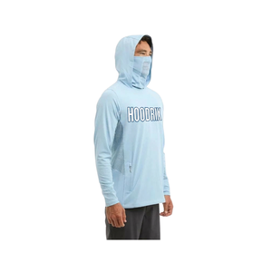 Vente en gros, faible MOQ, personnalisable, marque privée, sublimation, respirant, protection solaire UPF 50+ sur le devant, manches longues, séchage rapide, pêche - Product Image 4