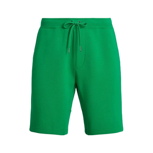 New Arrival Men Terry Sweat Shorts Solid Green Cotton Shorts <b>Elastic</b> Waist Custom OEM ODM Wholesale Activewear - Product Image 1